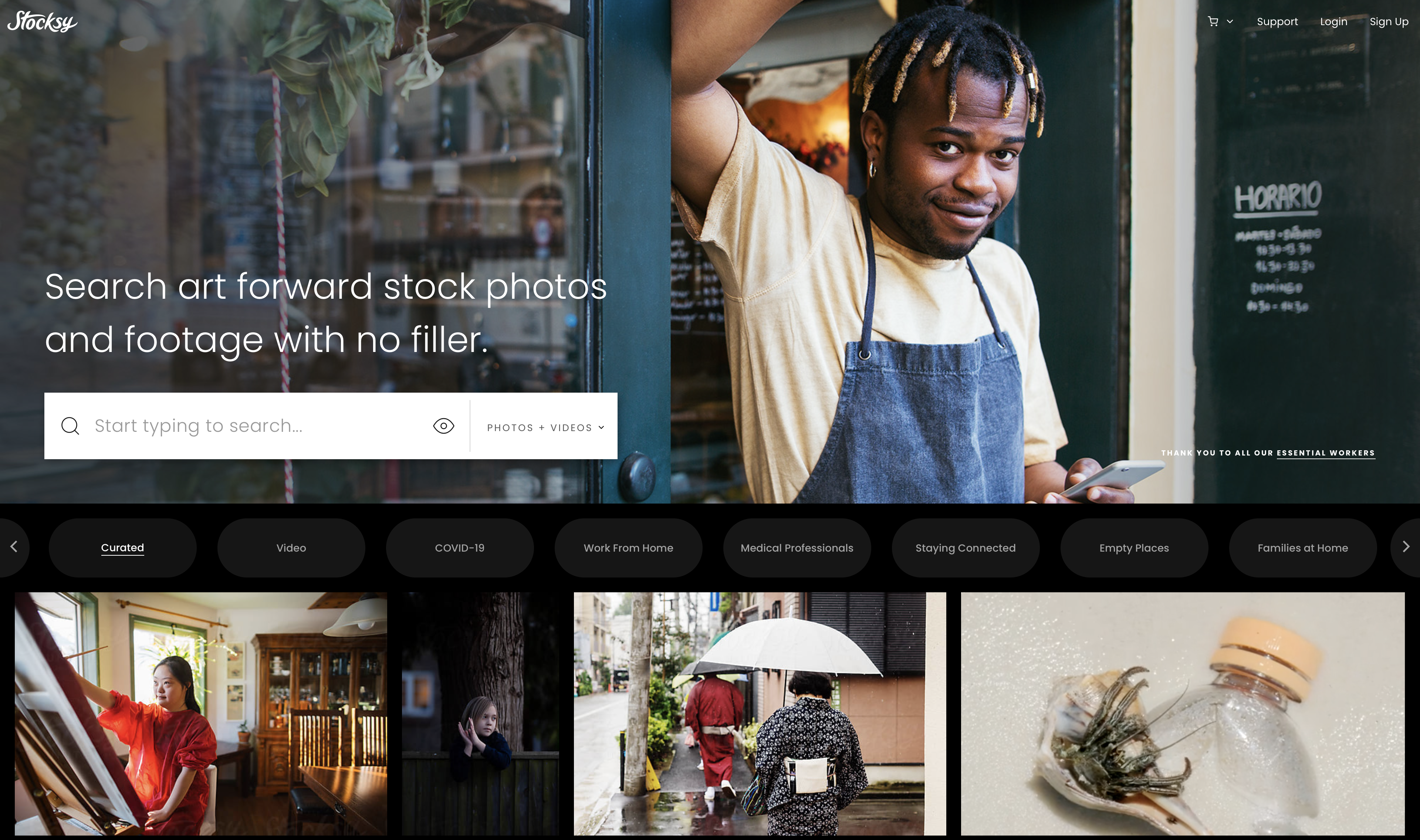 Sell photos online with Stocksy