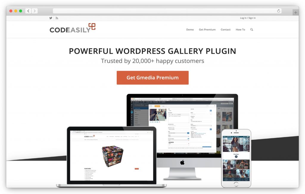 Gmedia interface - WP gallery plugin